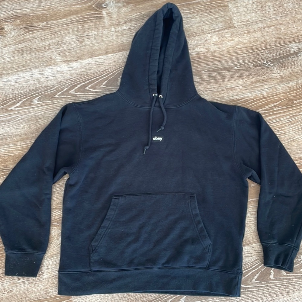 Black obey hoodie